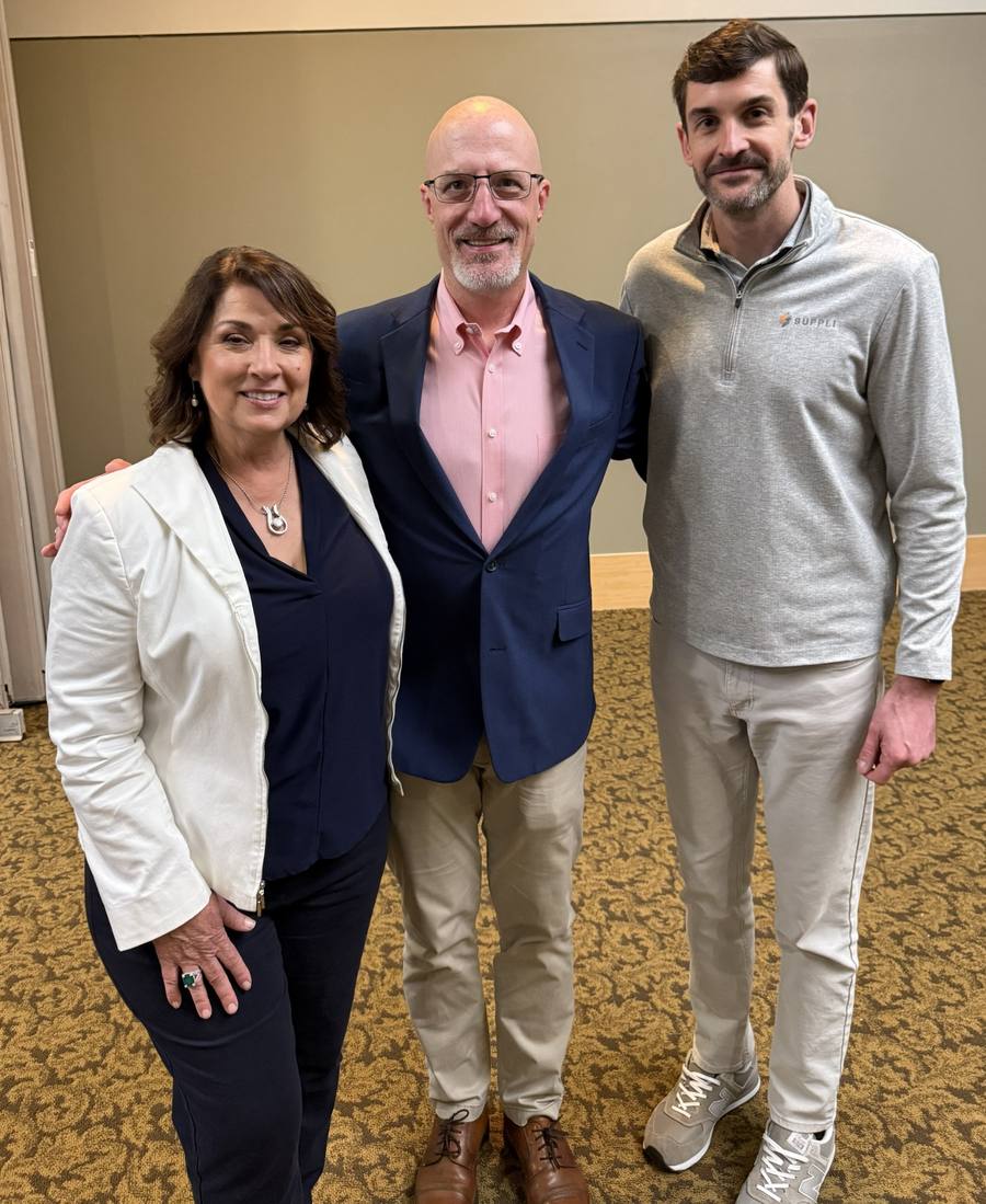 David Johnston with Thea Dudley and Ryan Ayers